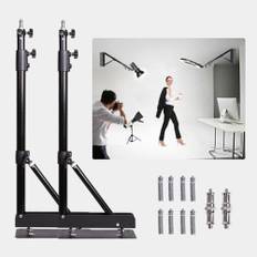 GSKAIWEN 2er-Pack Dreieckiger Wandmontage Ausleger, für Fotostudio/Video-Ringlicht, Softbox, Fotografie-Blitzlicht, Monolicht, Lichtschirm,Reflektor, Scheinwerfer, Maximale Länge 53,54 Zoll/136 cm