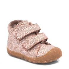 Bisgaard - Hale v barefoot vinterstøvler - Rosa - str. 21