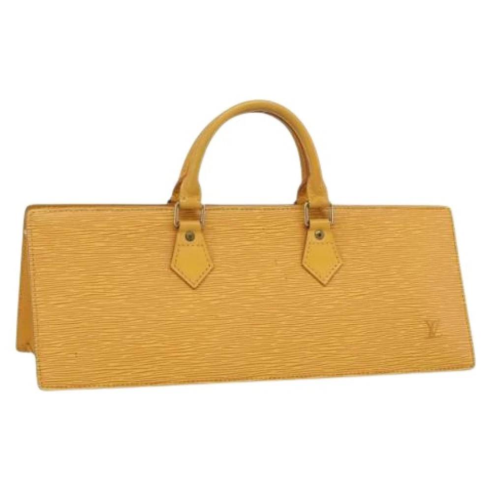 Louis Vuitton Vintage Pre-owned Vintage Epi Hand Bag - Vintage - Dame - Gul - ONE SIZE - Læder