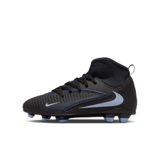 Nike Jr. Phantom 6 High Club-fodboldstøvler til større børn til flere typer underlag - sort - 34