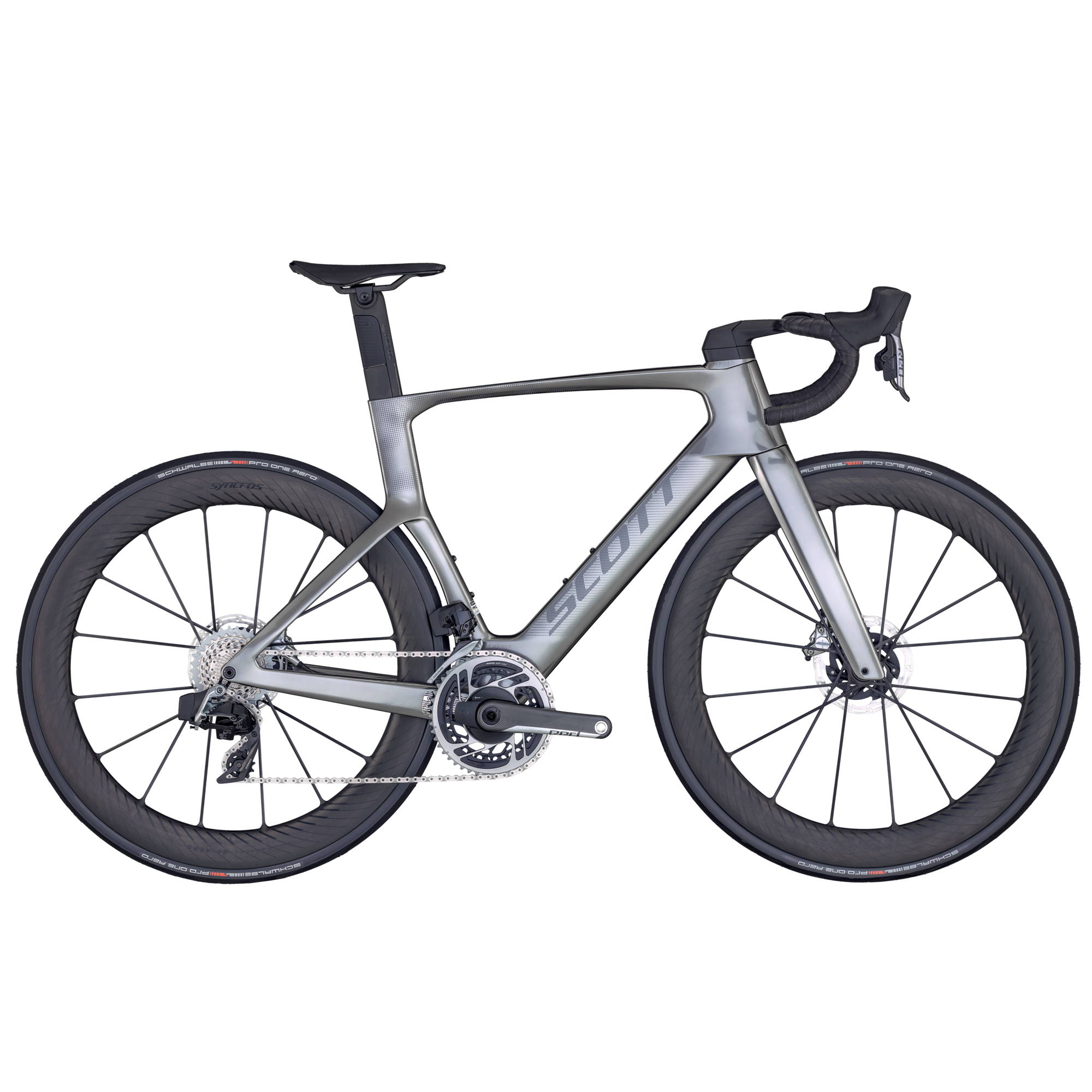 Scott Foil RC Ultimate 2024 - Sram Red eTap AXS 12sp - Syncros Capital SL Aero 60mm - 070 / L56 / Chrome Silver