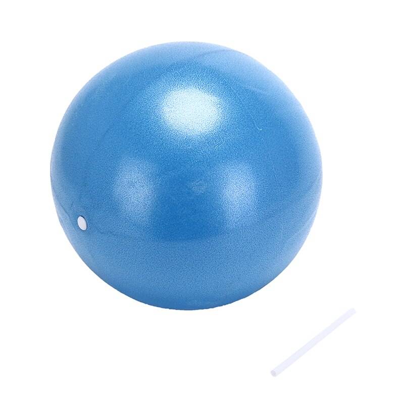 1pc 25cm mini yoga boll pilates fysisk kondition boll för träningsapparat träning balans boll hem tränare balans whalesale - Blå