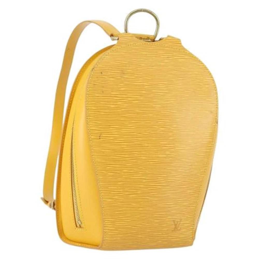 Louis Vuitton Vintage Pre-owned Vintage Rygsæk - Vintage - Dame - Gul - ONE SIZE - Uld