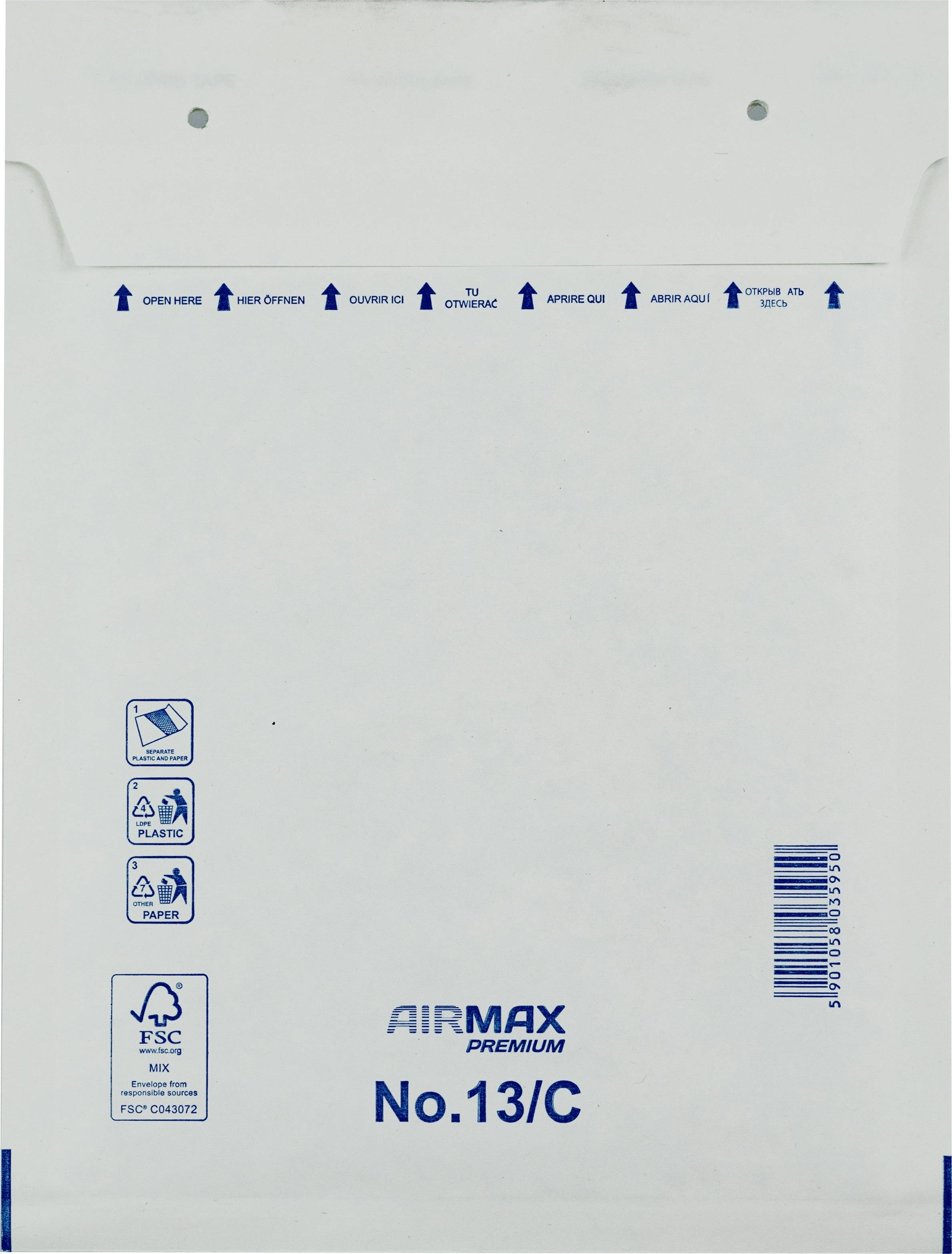 AirMax Boblekuvert | 13/C-W3 | 150x215 mm | Hvid