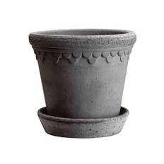 Bergs Københavner Potte - Raw Grå Terracotta - Ø: 14cm