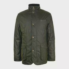 Barbour, Jacka, Herr, L, Bomull, Elegant Compton Vaxjacka i Olive - green (L)