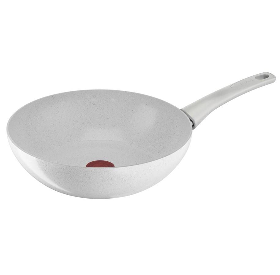 TEFAL Natural Chef Wokpan White/Grey Ø 28 cm..