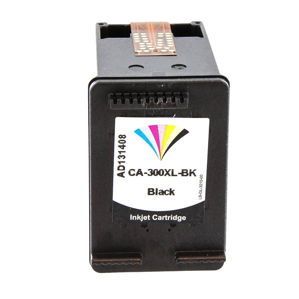 Svart 20 ml (Nr. 300XXL) CA-300XL-BK Ersätter HP CC641EE