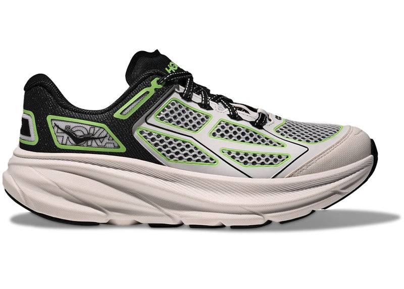 Hoka One One Clifton One9 Black White Green - 38 2/3 / Standard
