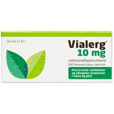 Vialerg 10 mg 100 stk Filmovertrukne tabletter