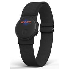 Moofit HW401 pulsmätare armband, IP67 vattentät, stöder Bluetooth/ANT uppladdningsbar optisk pulssensor armband fungerar med Wahoo, Zwift, Strava, Elite HRV