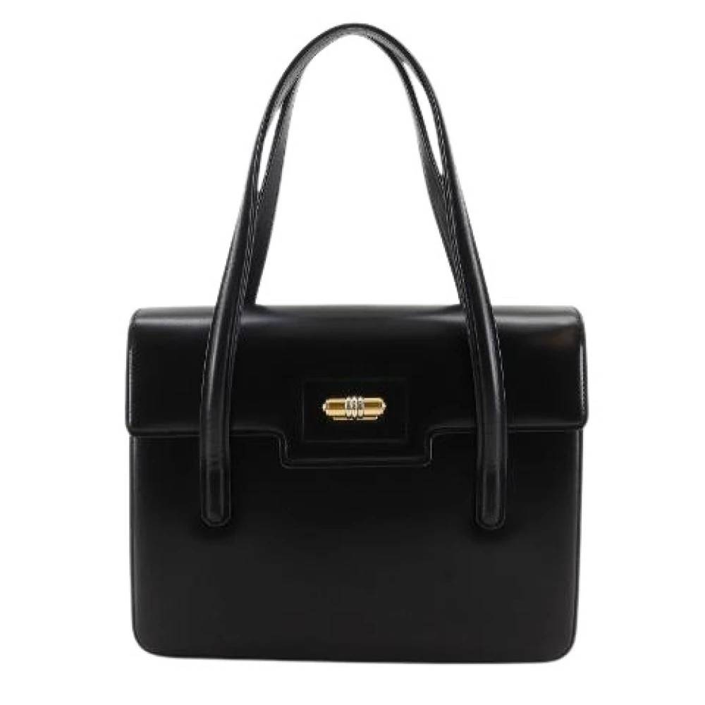 Gucci Vintage Pre-owned Kalveskind Håndtaske - Vintage - Dame - Sort - ONE SIZE - Læder