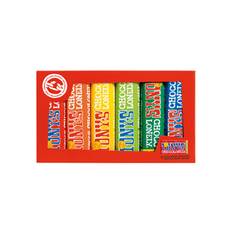 Tony's rainbow pack of chocolate bars