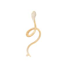 Snakes 18K Gold Earring w. Diamonds - Right Ear