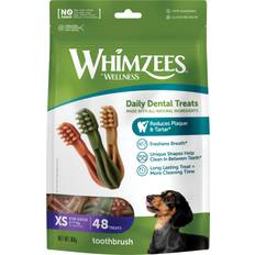 Whimzees Toothbrush Star XS til meget små hunde - 48 stk