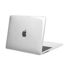 MOSISO Kompatibel med MacBook Air 13,5 tum fodral M4 M3 M2 A3240 A3113 A2681, skyddande hårt skal för MacBook Air fodral M4 M3 M2 13 tum Touch ID 2025 2024 2023 2022 Release, kristallklar