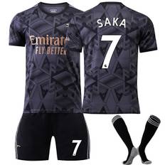 22-23 Arsenal Away et T-shirt No.7 Bukayo aka fodboldtrøje - Perfet