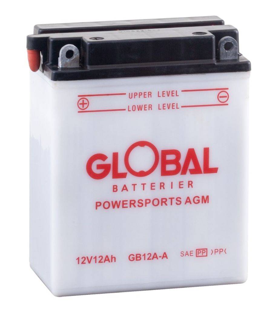 Global 12V GB12A-A MC-batteri 12Ah 135 x 81 x 162 mm