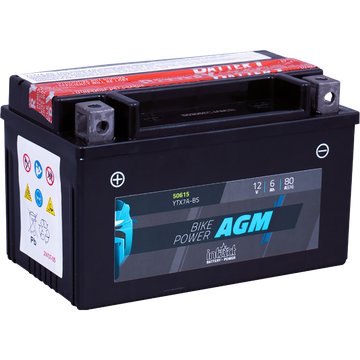 YTX7A-BS batteri til MC og ATV 12V 6Ah (150x87x93mm)