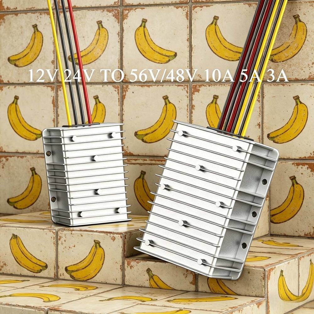 12V 24V TO 56V/48V 5A 10A 3A step up Transformer converter Power Supply boost Voltage Regulator DC DC for auxiliary batteries