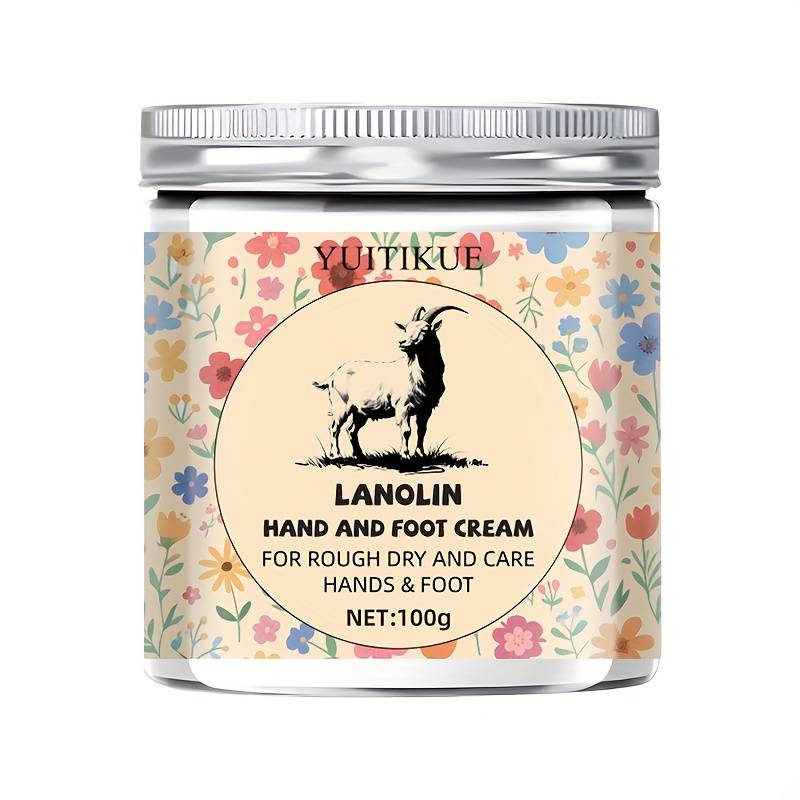 TEMU Hand And Foot Cream Moisturizing Cream Nourishes Dry Skin, Containing , And Urea, Smooth And Firm Texture, Suitable For Hand And Foot Care, Designed For Efficient Moisturizing Light Beige Skin