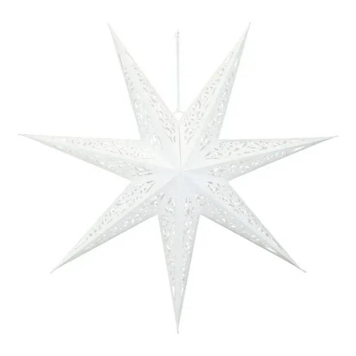 Foldbar stjerne, 7-takket, 60cm, jul.