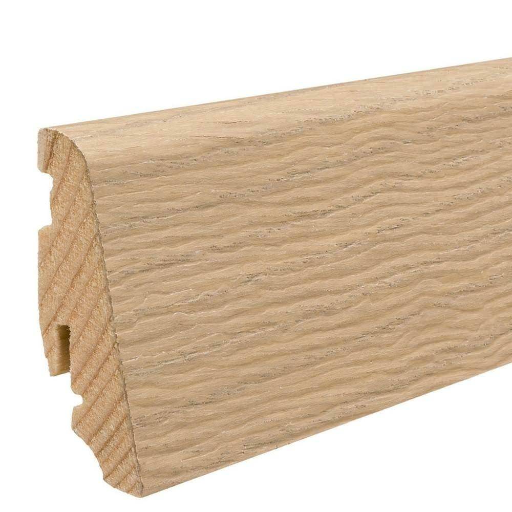 Haro Klik-fodliste 19 x 58 mm Eg lyse hvid børstet 409614.