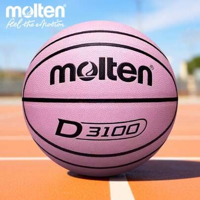 1 st nya Molten BD3100-serien basketboll professionell storlek 5 storlek 6 storlek 7 PU-basketboll blå rosa träningsbollar för inomhus/utomhus slitsta - Multifärgad (Multi-size)