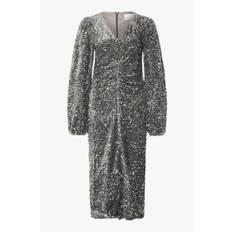 Teagan LG Dress Asphalt Silver Grey M