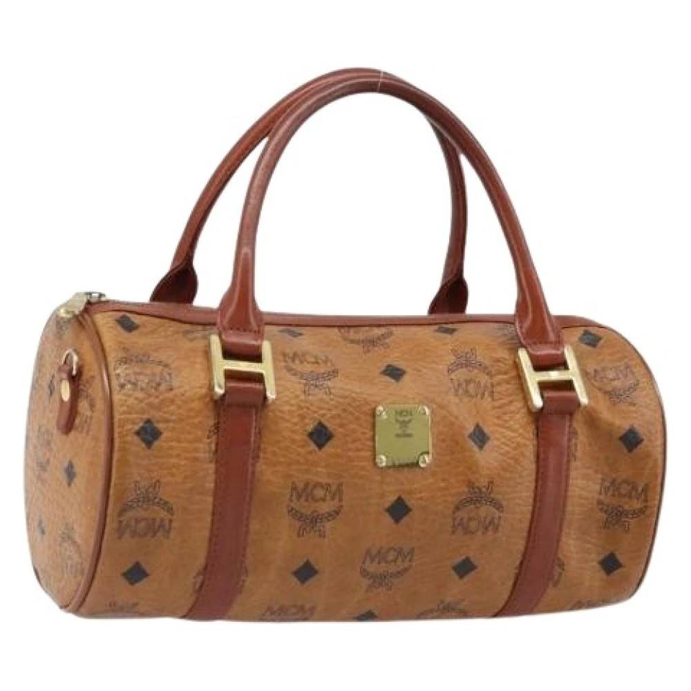 MCM Pre-owned Pre-owned Håndtaske - Vintage - Dame - Brun - ONE SIZE - Uld