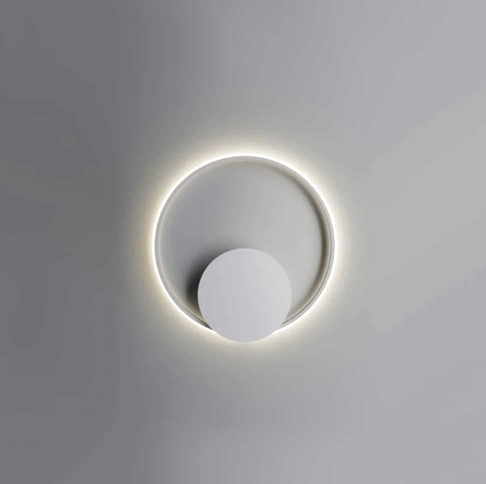 Olyring væg/-loftlampe fra Fabbian - Olyring 600 / Hvid