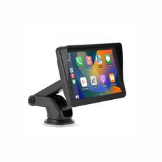 GEARELEC 7 Inch Car Radio Portable Wireless Apple CarPlay Android Stereo Multimedia Touch Screen