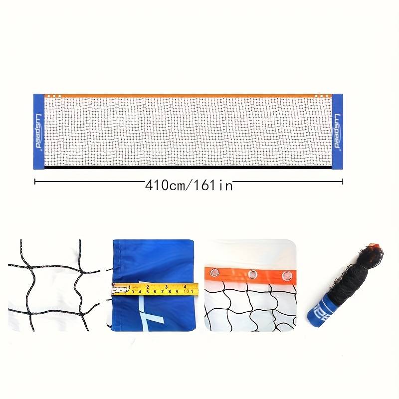TEMU Portable Badminton Net For Tennis, Soccer Tennis, Pickleball, Volleyball - Easy Setup Nylon Sports Net