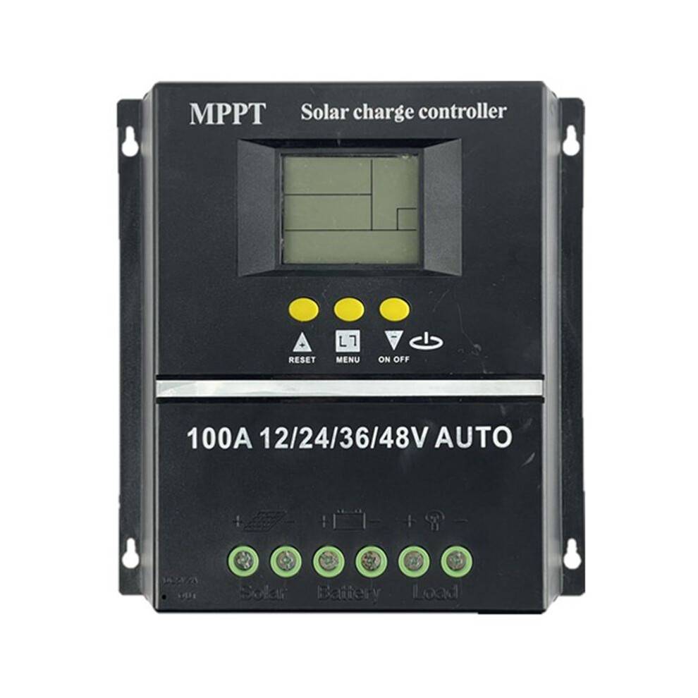PWM 100A 12V 24V 36V 48V AUTO Solar Panel Charge Controller Solar PV Battery Charger with LCD MPPT Solar Controller