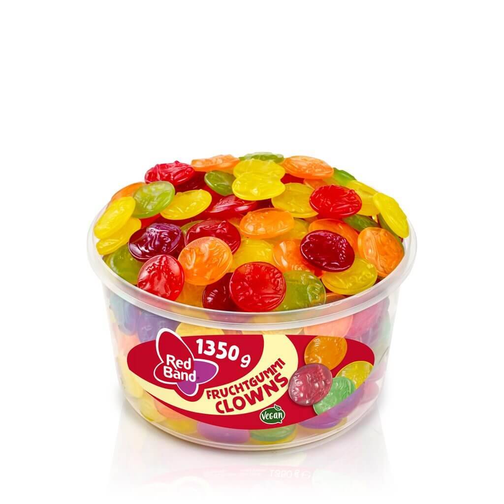 Red Band Fruchtgummi Clowns - 1350 g
