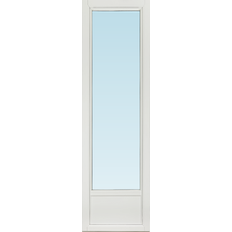 Svenska Fönster SF altandörr inåtgående  580x1980/1680mm  vänster, insida trä utsida aluminium, 2+1 glas, linjerar öppningsbart  (6x20)