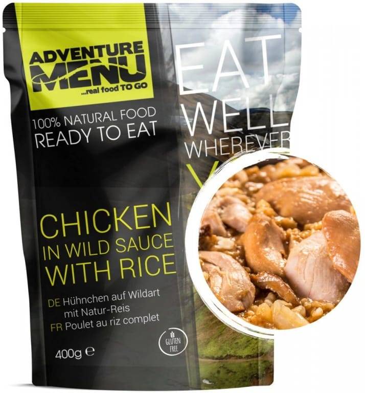 Adventure MenuAdventure Menu Chicken In Wild Sauce With Rice Nocolour