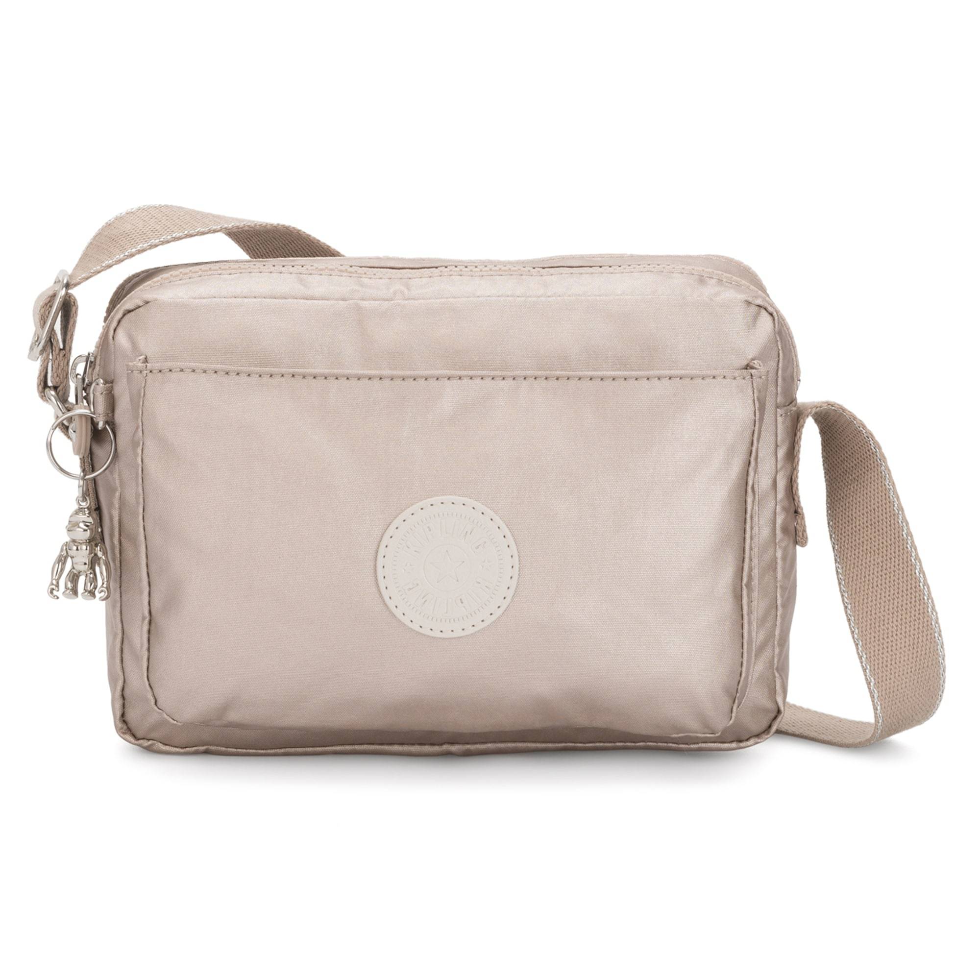 KIPLING Skuldertaske 'Abanu'  platin