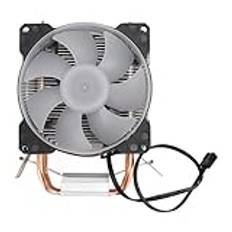 Low Profile CPU Cooler, 90mm 48cfm 1800PRM 2 Copper Be Quiet CPU Cooler Heat Pipes RGB Lighting Dator CPU Kylfläktar för LGA115X för AM4