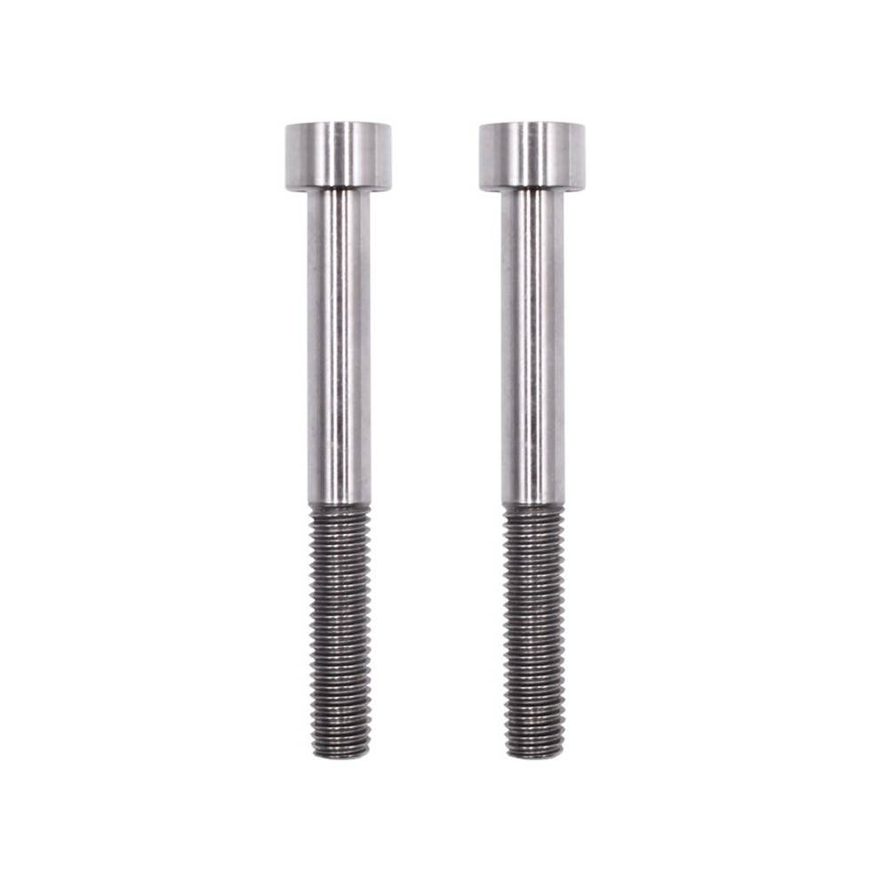 2X M8X70 18G Titanium Alloy Bicycle Headset Cap Bolt for Folding Bike BMX Stem Screw Bicycle Parts
