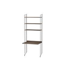 Kidsroom C Reol - Sort/Valnød - String Furniture