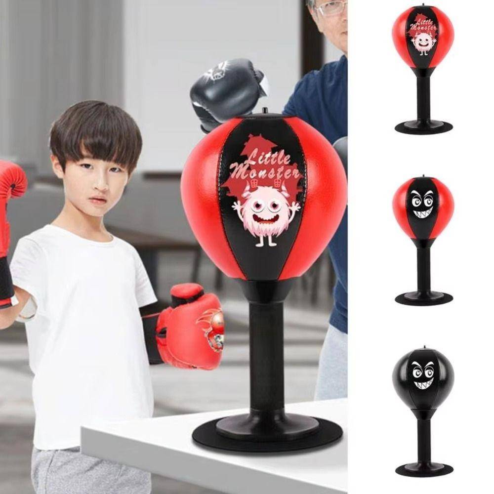 With Suction Cup Boxing Training Bag Inflatable Desk Boxing Punch Ball  Home Training