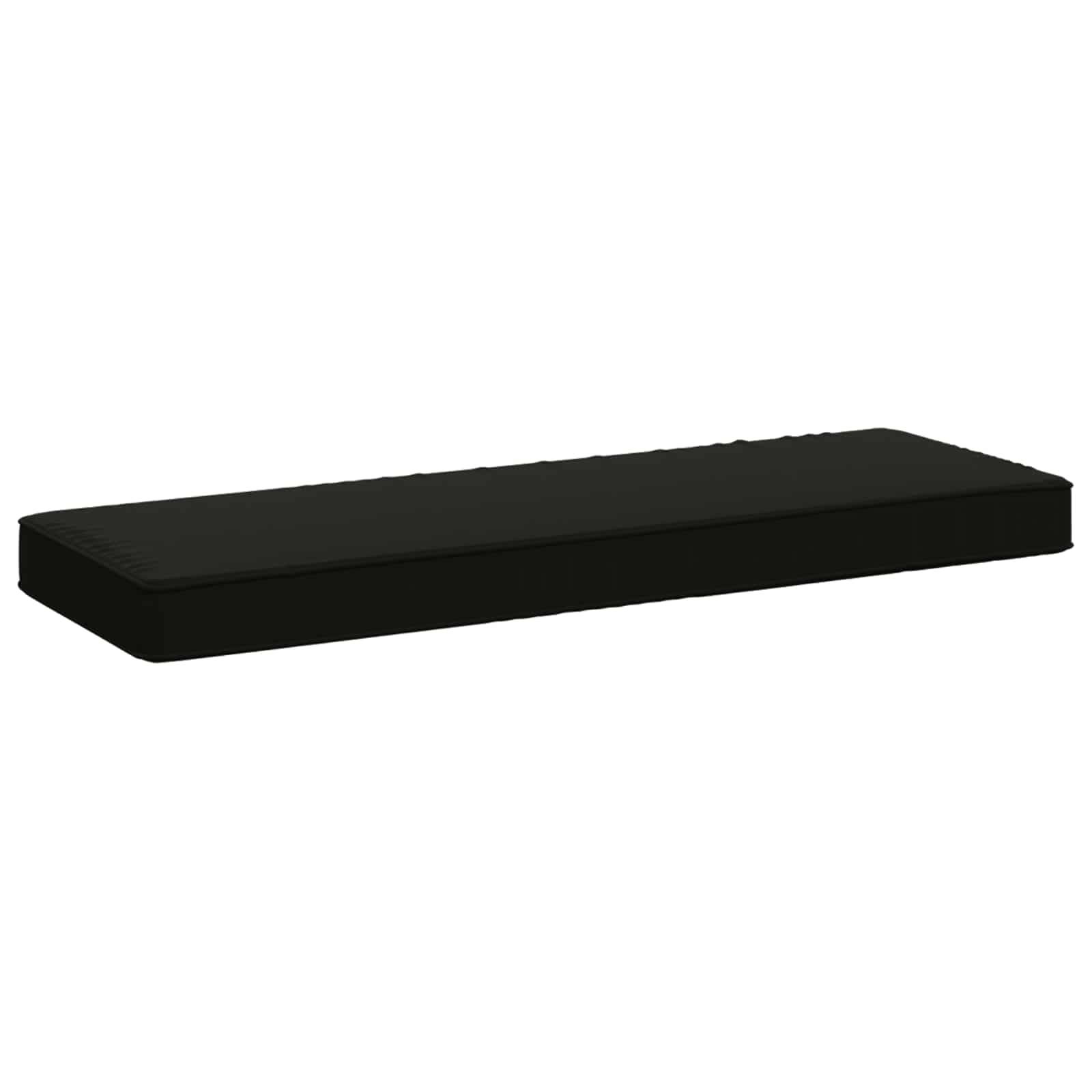 vidaXL 1-delad Bänk Kudde VUGHT 100% Polyester Svart 80 x 30 x 5 cm