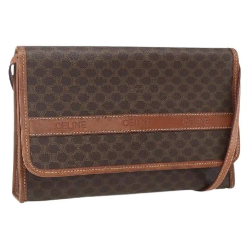 Celine Vintage Pre-owned Plastic Cross Body Bag - Vintage - Dame - Brun - ONE SIZE - Tyl