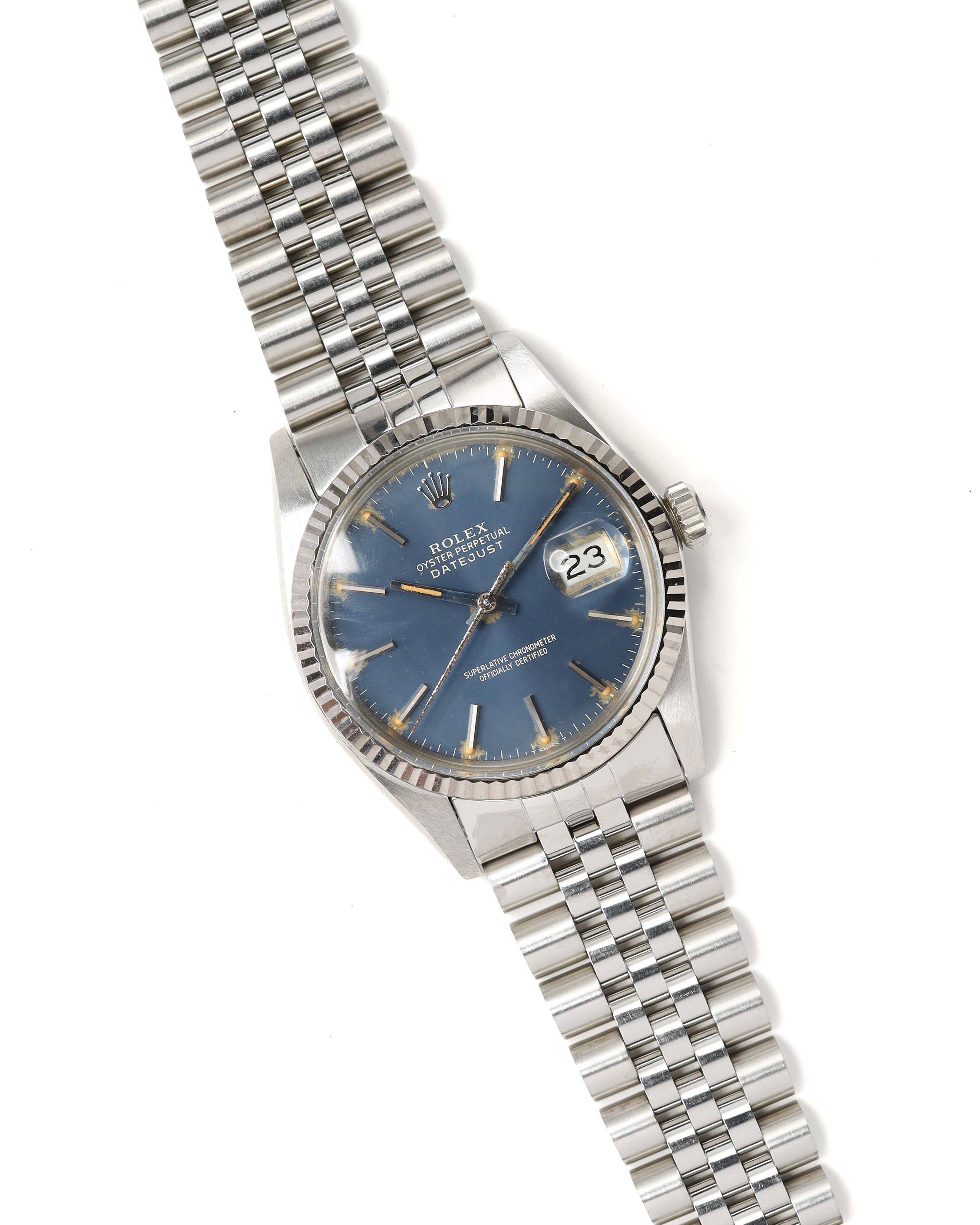 Rolex Datejust 36mm 1984 Watch - Blue (One Size)