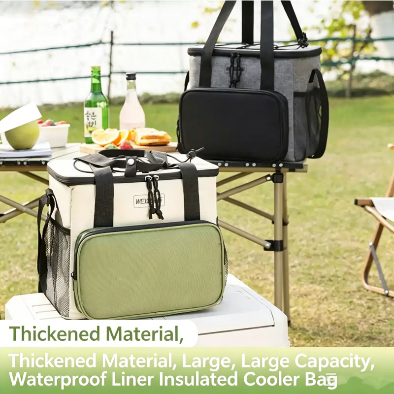 9/13L Portable Thermal Picnic Bag Food Box Waterproof Cooler Ice Insulated Case Camping Bag Oxford Dinner Backpacks Picnic Box