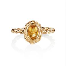 Efva Attling - Wrapped Colour Ring - Citrine Gold