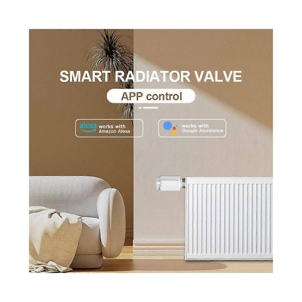 Zigbee Thermostatic Radiator Valve Smart Radiator Valve Intelligent Thermostat Valve Supporting Mobile App Control Radiator Controller
