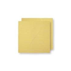 Set/2 Tea Towels Stripes Yellow 65x65cm