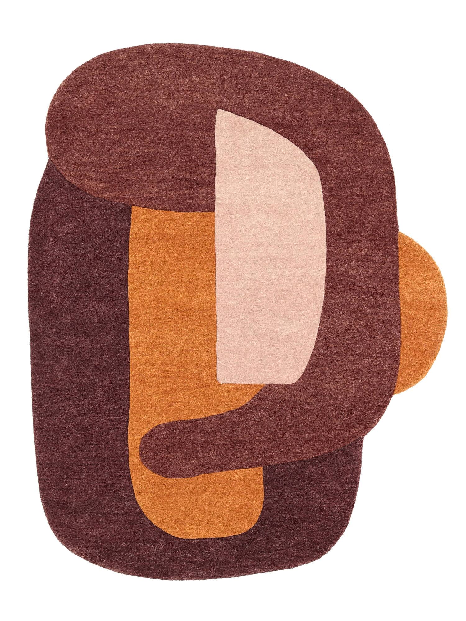 Beam Matta - Röd / Orange 240x300